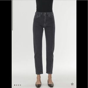 TOTEME studio Twisted seam denim in grey wash